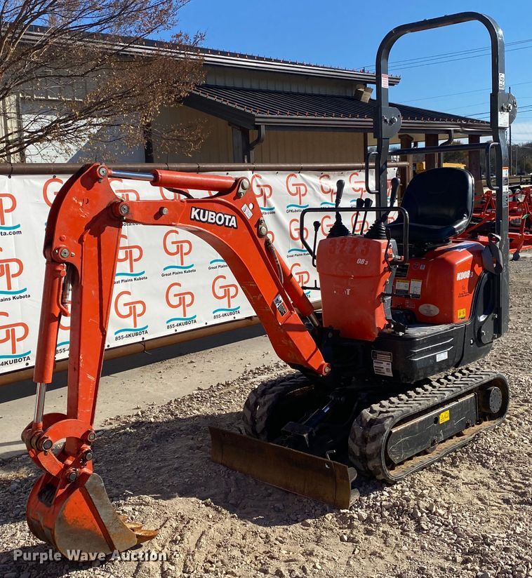 2019 Kubota K008-3  mini excavator - DL6743