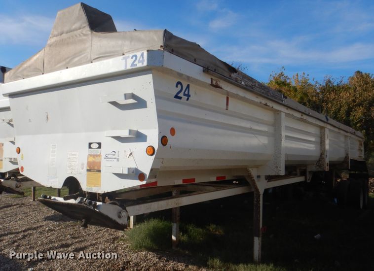 2008 Lufkin ULD-38  end dump trailer - DH7312