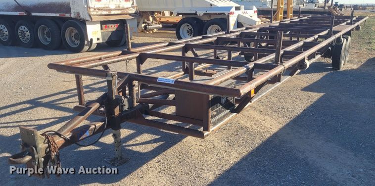 Shop built  pipe trailer - DM1003