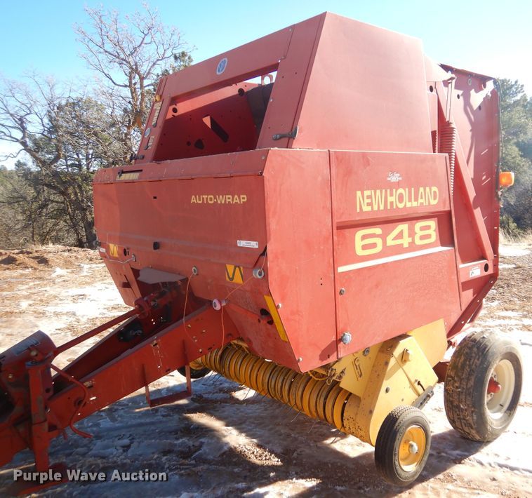 1999 New Holland 648  round baler - KS9350