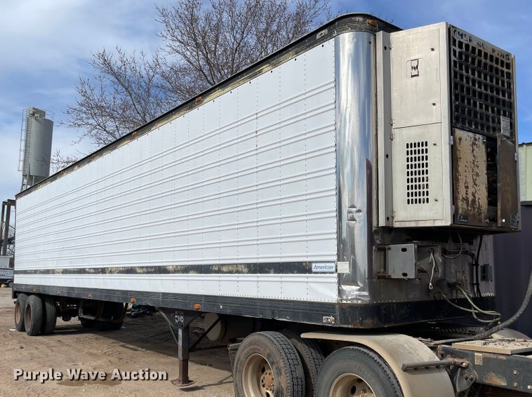 1986 American A355  refrigerated van trailer - IJ9697