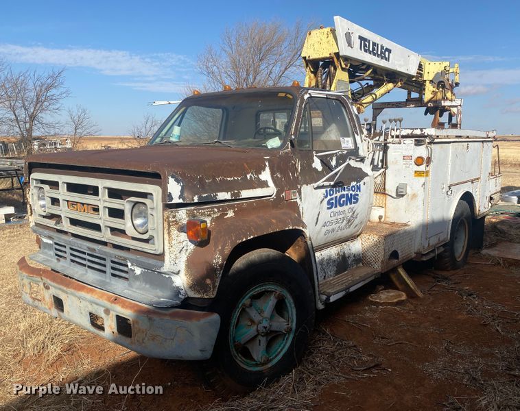 1988 GMC C6000  digger derrick truck - DM8293