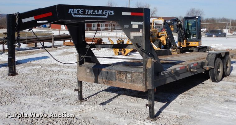 2013 Rice  equipment trailer - JK9847