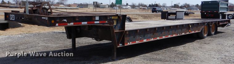 2006 Ledwell LW48 HT2-10-PB  drop deck equipment trailer - LJ9822