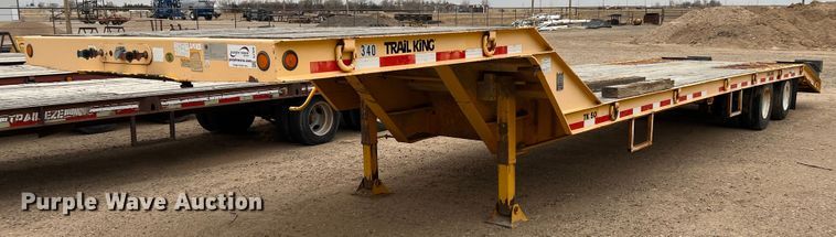 2007 Trail King TK50-412  drop deck equipment trailer - DJ7620