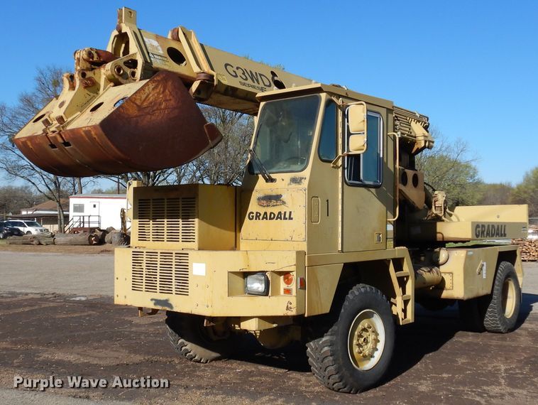 1992 Gradall G3WD  wheeled excavator - DK0329
