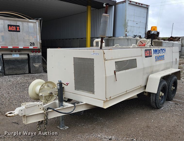 1988 Aquatech EJ-600E  sewer jetter trailer - HK9410
