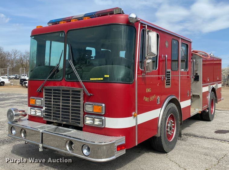 1993 HME  pumper fire truck - JL9091