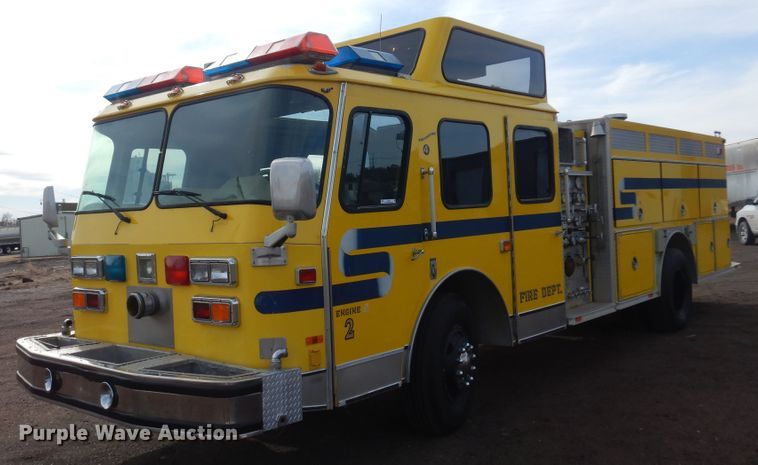 1989 Emergency One Hush Cyclone  pumper fire truck - JJ9702