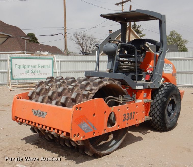 2013 Hamm 3307  single drum vibratory roller - DP3964