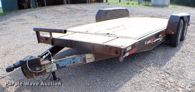2012 Top Hat TDS20X7-14E-F  tilt deck equipment trailer - MF9332