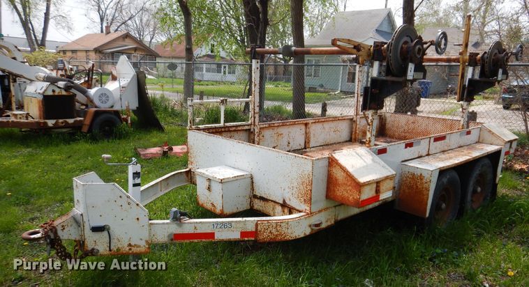 1999 Kiefer  reel trailer - JH9875
