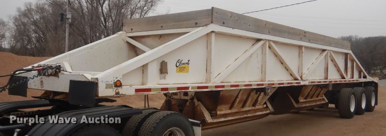 1984 Clement  bottom dump trailer - KT9016
