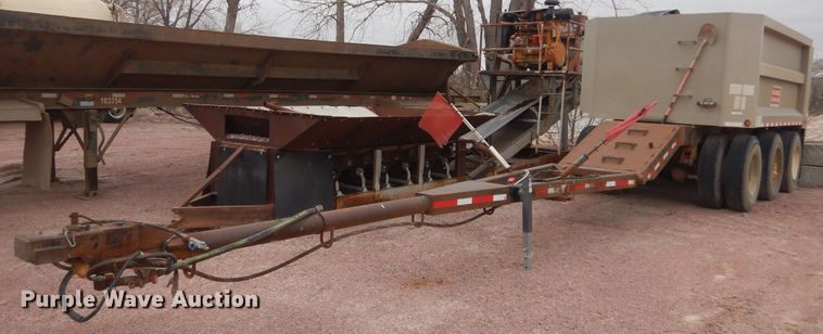 1995 Cornhusker 800R  end dump pup trailer - KT9077