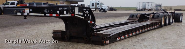 2003 Etnyre Blackhawk  lowboy equipment trailer - LS9091