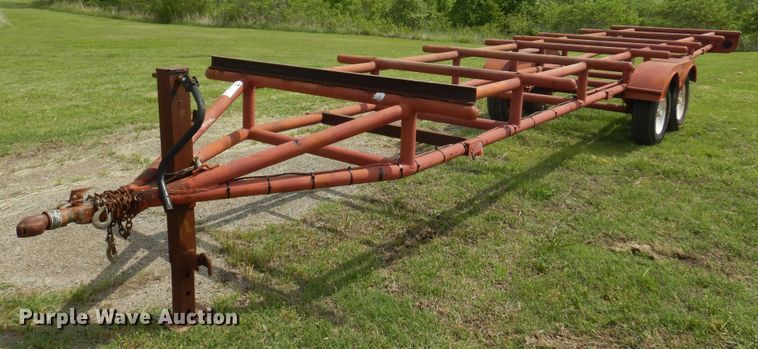 Shop built  pipe trailer - DK0931