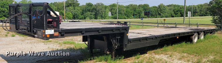 1997 Ledwell HT48X102  drop deck equipment trailer - JL9437