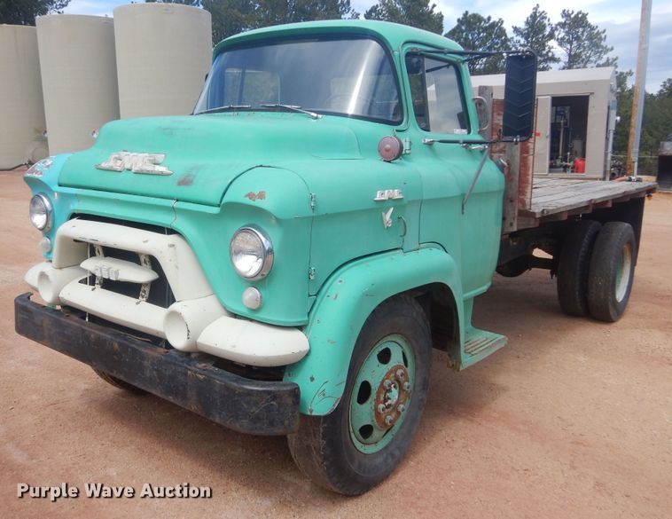 1957 GMC 350  dump flatbed truck - KS9932