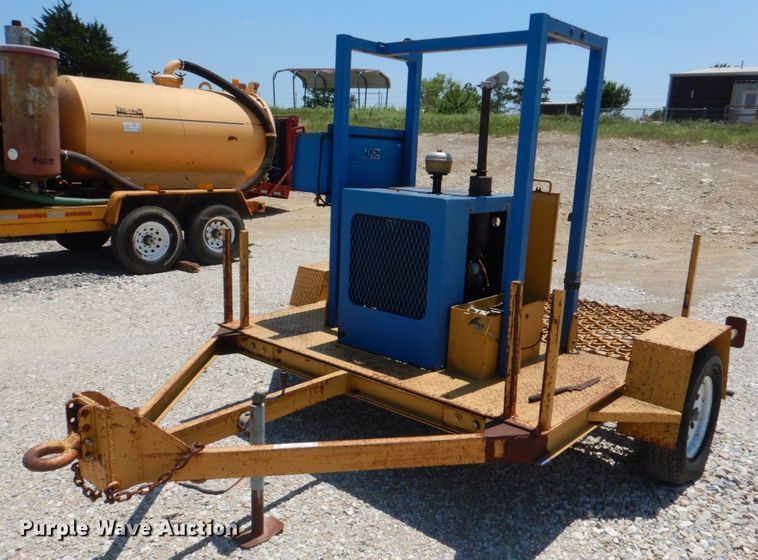 Shop built  irrigation pump trailer - KP9128