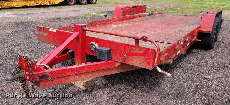 2000 DCT  tilt deck equipment trailer - JG9855