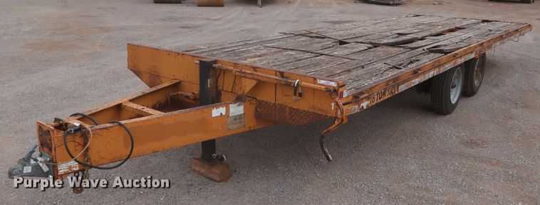 2007 Econoline SP1825TE  tilt deck equipment trailer - KR9880