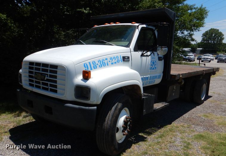 1998 Chevrolet C6500  dump flatbed truck - KJ9807
