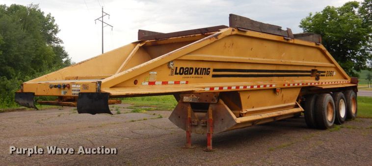 1998 Load King 2060  bottom dump trailer - MF9675