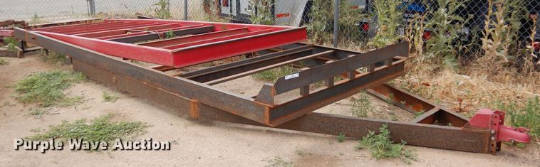 Shop built  tilt deck trailer frame - LT9852