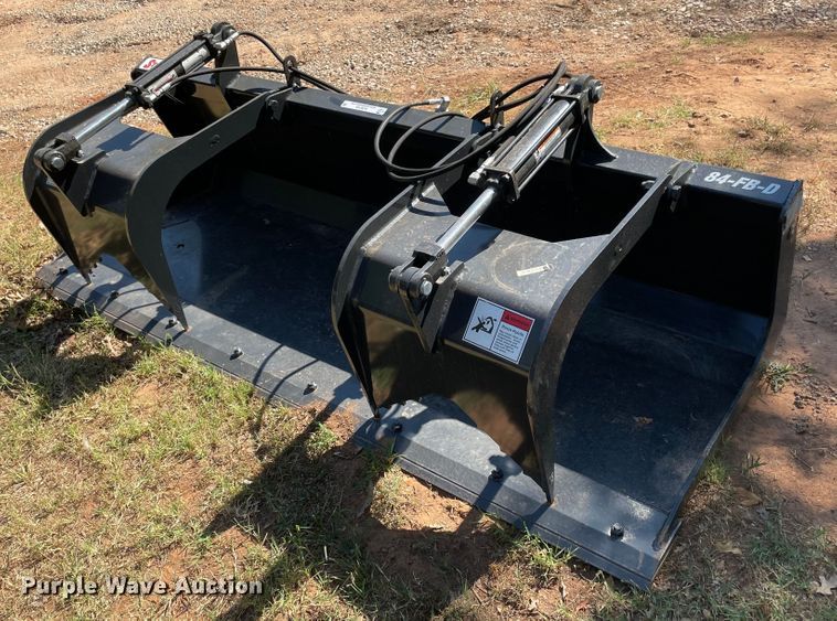 Stout 84-FB-D  84&quot; W skid steer grapple bucket - KJ9743