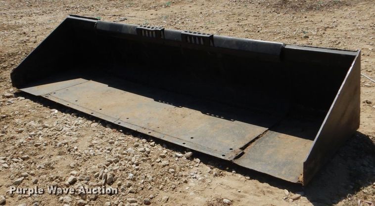 Shop built  99"W skid steer bucket - KV9953