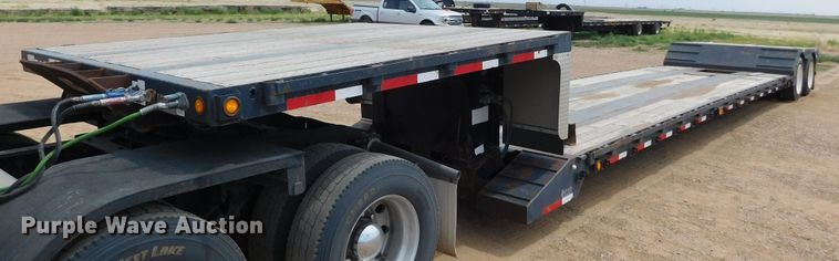 2011 XL Specialized XL 70 MDE  lowboy equipment trailer - DJ7676
