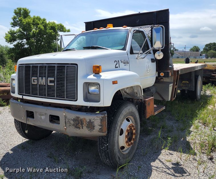 1996 GMC TopKick  dump flatbed truck - JB9063