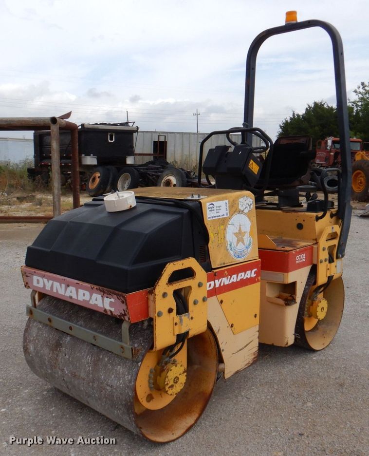 1996 Dynapac CC102  double drum vibratory roller - DR1991