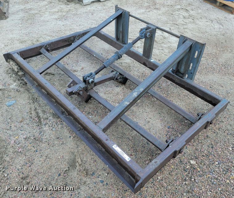 Shop built  skid steer land leveler - JC9652