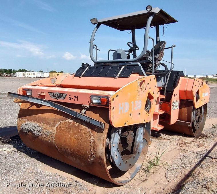 2002 Hamm HD130  double drum vibratory roller - JX9243