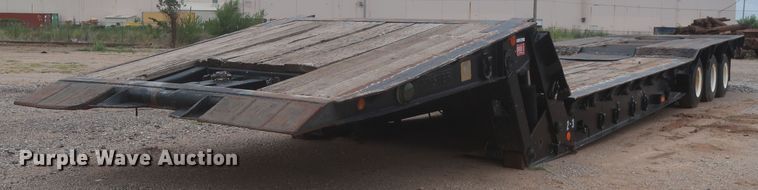 1975 Hyster FH35TD3-T  lowboy equipment trailer - JX9220