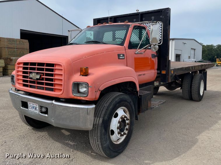 1999 Chevrolet C6500  dump flatbed truck - KF9524