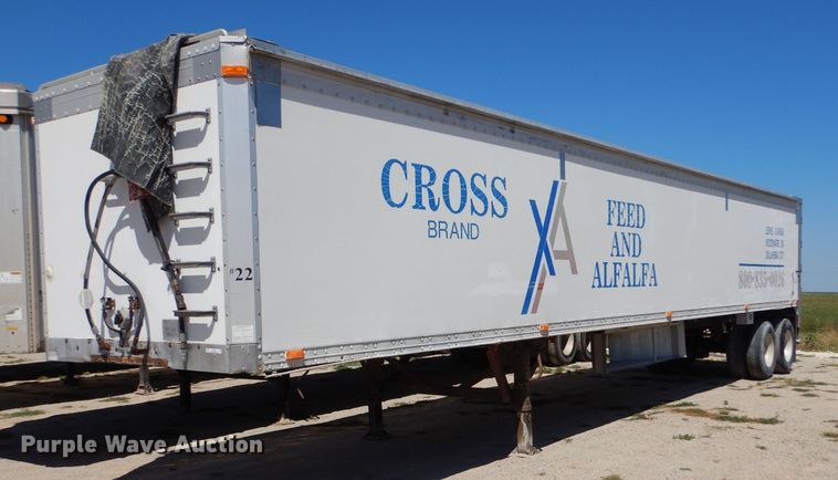 2002 Wilkens 0K2PA26ZCFSX  walking floor trailer - LB9818