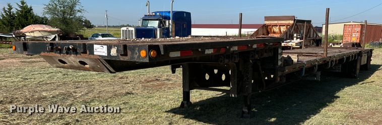 2000 Doonan 532DB14A  drop deck equipment trailer - DJ7721