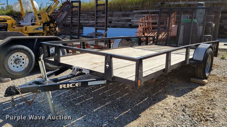 2018 Rice RSM7614  utility trailer - DM8018