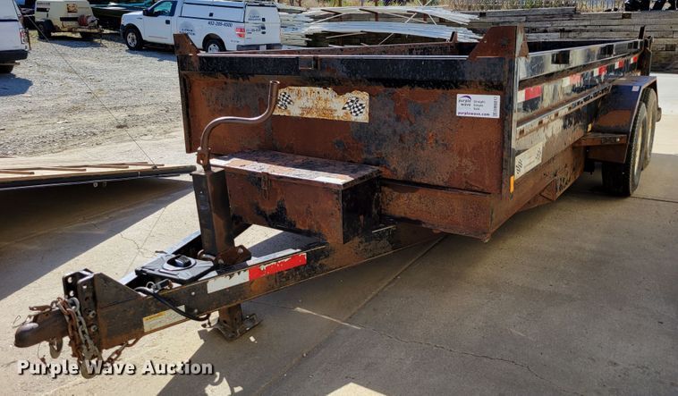 2012 Finish Line DB14  dump trailer - DM8017