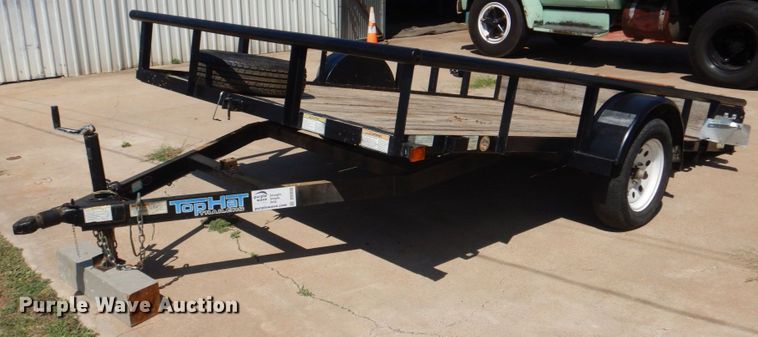 2015 Top Hat DSP12X7  tilt deck utility trailer - DR2038