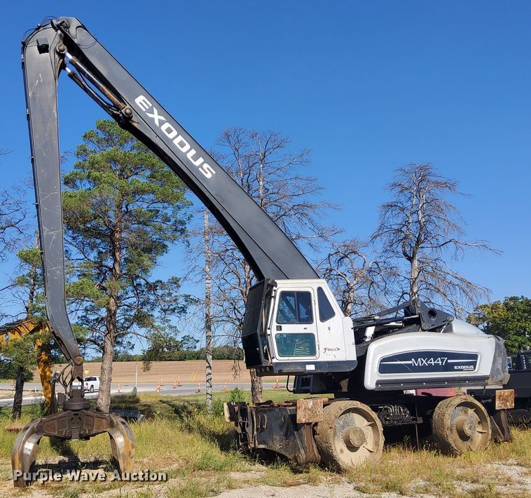 2013 Exodus MX447HDR  long reach wheeled excavator - DM3130