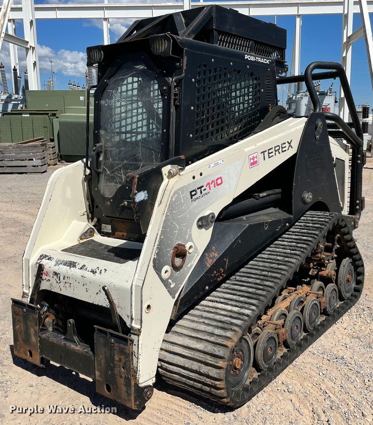 2014 Terex PT-110 Forestry  tracked skid steer loader - MR9366