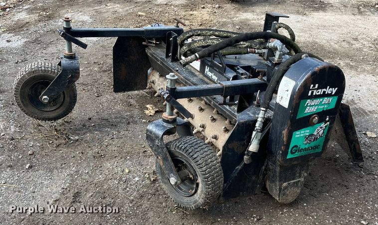 Harley M-4  skid steer power rake - MN9300