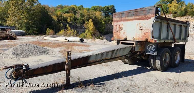 2018 Shop built  end dump pup trailer - MK9407