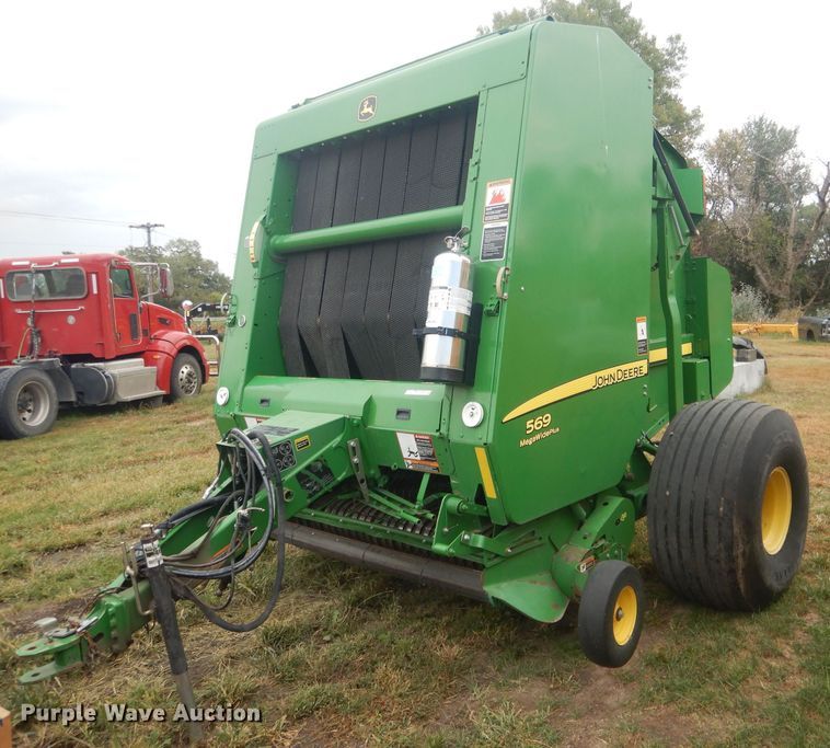 2013 John Deere 569  round baler - HU9456