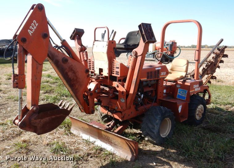 1999 Ditch Witch 3610  trencher - JL9869