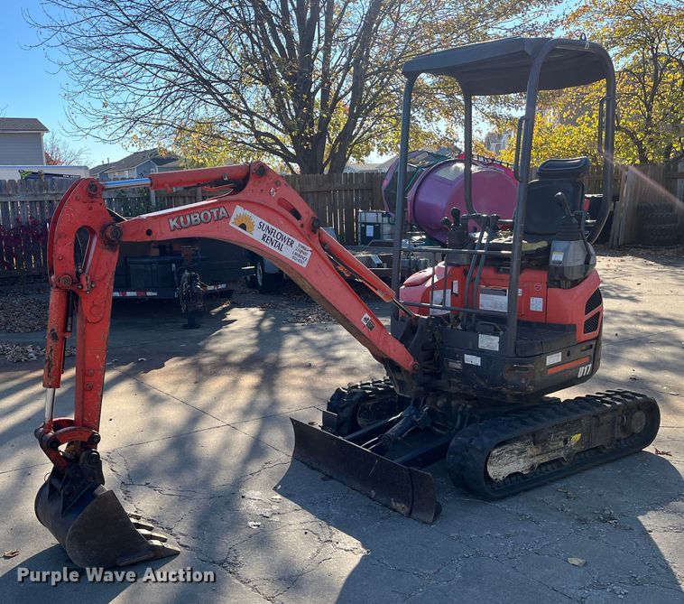 2013 Kubota U17  mini excavator - DR7293