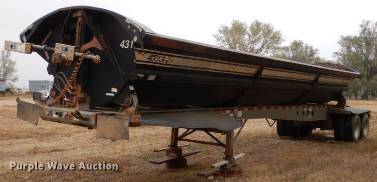 2013 Smith Co SX2-42-34  side dump trailer - LU9753